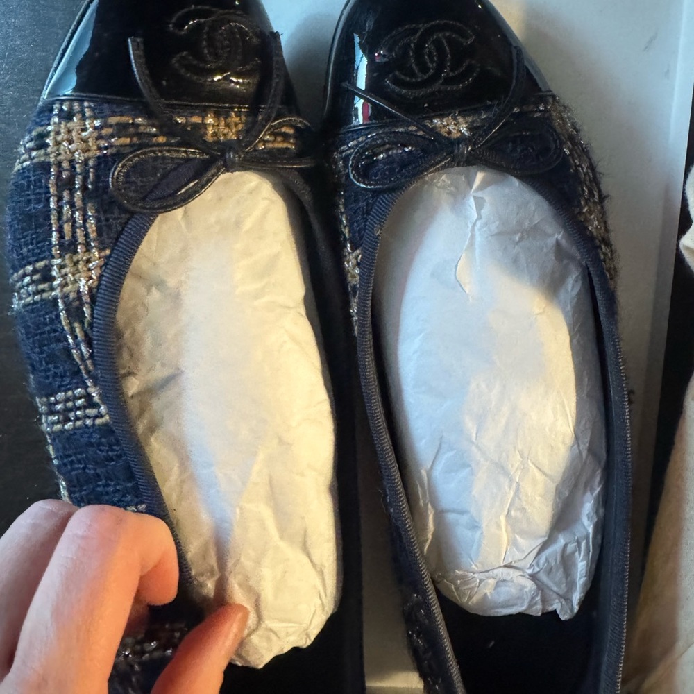 Chanel Tweed Ballet Flats - Picture 3 of 7